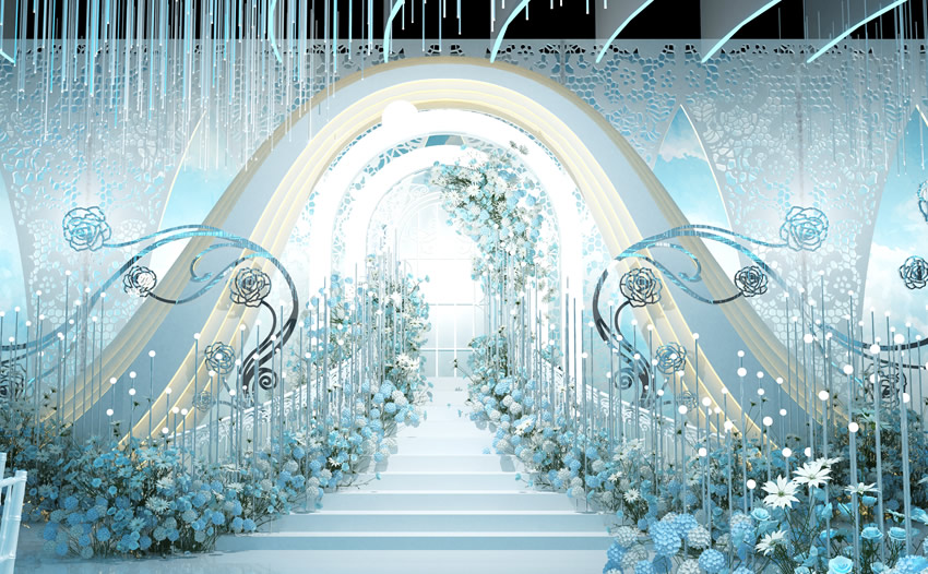 镇海釡香烙馍村水晶厅效果展示